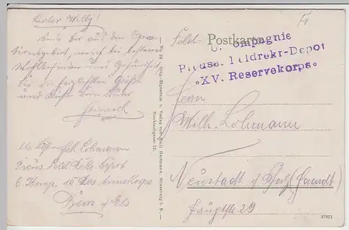 (40560) AK Vogesen, St. Odilienberg u. Umgebung, Feldpost 1914-18