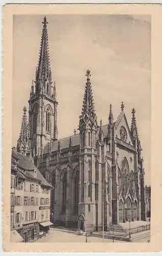 (40558) AK Mulhouse, Mühlhausen, protestantische Kirche, 1936