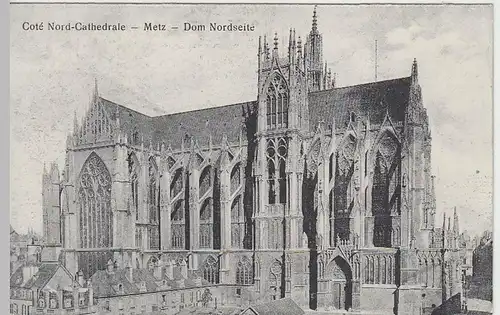 (40553) AK Metz, Kathedrale, vor 1945