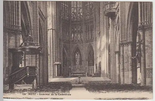 (40550) AK Metz, Kathedrale, Inneres, 1927