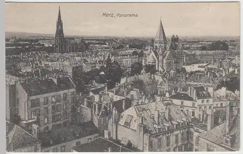 (40529) AK Metz, Gesamtansicht, vor 1945