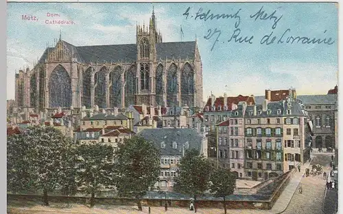 (40523) AK Metz, Kathedrale, 1911