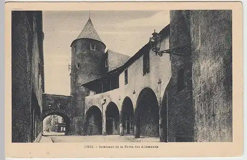 (40522) AK Metz, Deutsches Tor, Inneres, vor 1945