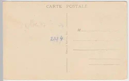 (40516) AK Metz, Kathedrale, Portal m. Fabert-Monument, vor 1945