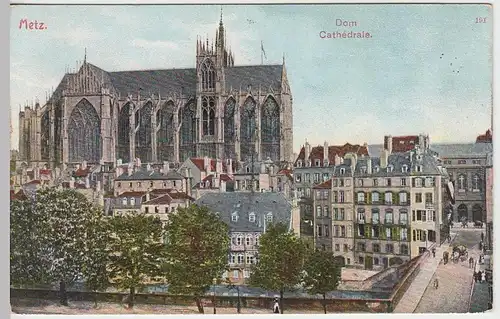 (40507) AK Metz, Kathedrale, vor 1945