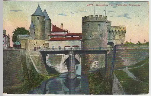 (40499) AK Metz, Deutsches Tor, 1912
