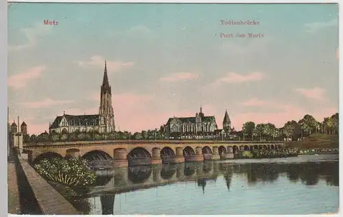 (40483) AK Metz, Todtenbrücke, vor 1945