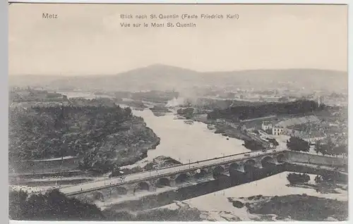 (40468) AK Metz, Blick nach St. Quentin, 1910