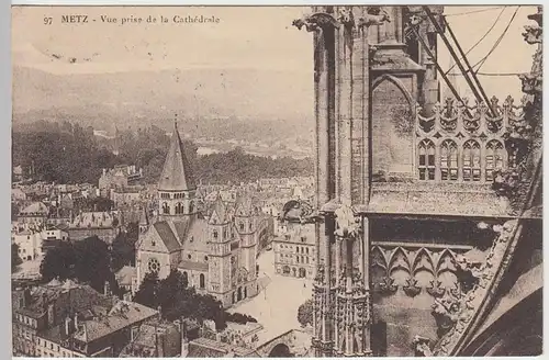 (40462) AK Metz, Blick v.d. Kathedrale, 1924