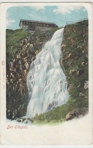 (40435) AK Riesegebirge, Elbfall, Elbfallbaude, vor 1905