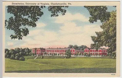 (40421) AK Charlottesville (VA), Dormitories, University, 1950