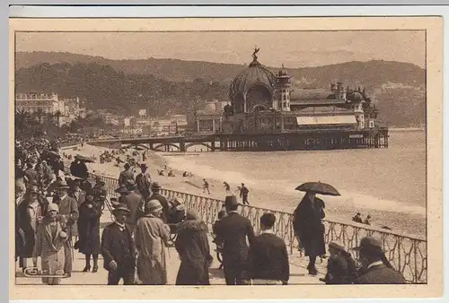 (40416) AK Nice, Nizza, Palais de la Jetée, vor 1945