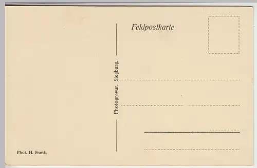 (40404) AK St.Quentin, Rathausplatz mit Hauptwache, Feldpostkarte 1914-18