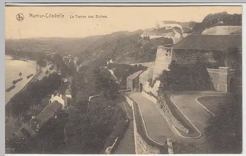(40395) AK Namur-Citadelle, Le Tienne des Biches, Feldpost 1916