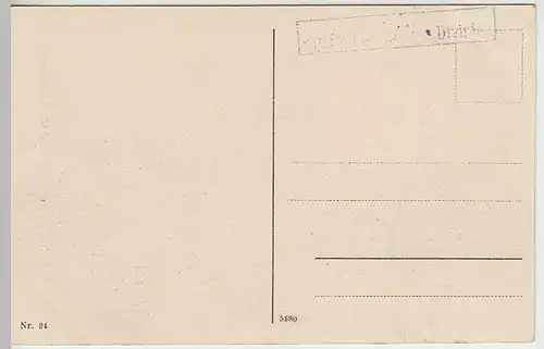 (40350) AK 1.WK zw. Lille u. Armentières, Heldengräber, zerstörte Gebäude