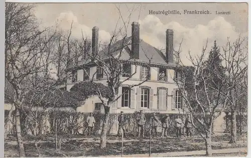 (40343) AK 1.WK, Heutrégiville, Lazarett, Feldpostkarte 1915