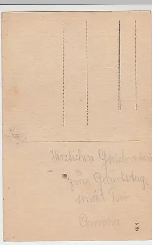 (40122) AK Namenstag (polnisch) m. Portrait junge Frau, vor 1945