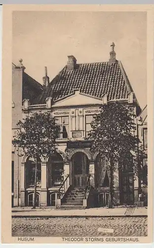 (39968) AK Husum, Theodor Storms Geburtshaus vor 1945