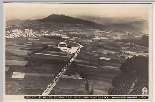 (39854) Foto AK Altenberg (Erzgeb.), Geisingberg m. Berghof Raupennest 1928