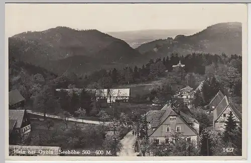 (39765) Foto AK Hain bei Oybin, Totale, 1936