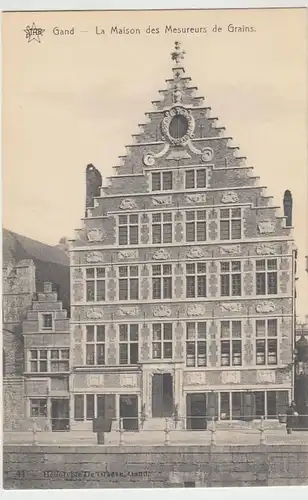 (39613) AK Gand, Gent, La Maison des Mesureurs de Grains, 1917
