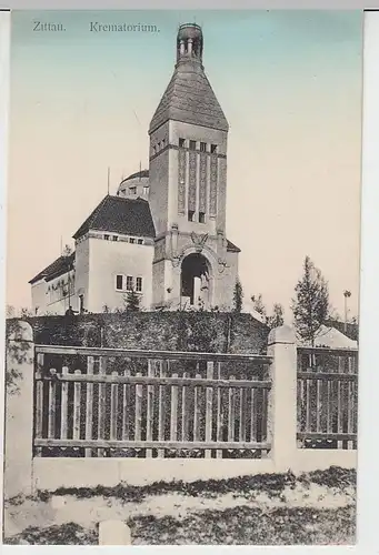 (39534) AK Zittau, Krematorium, 1911