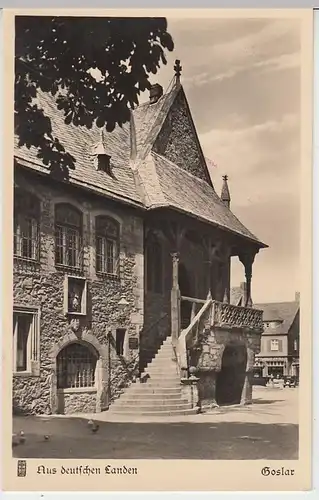 (39504) Foto AK Goslar, Motiv am Rathaus, 1936