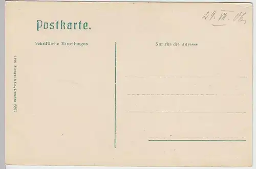 (39488) AK Kaprunertal, Hotel Moserboden m. Wiesbachhorn, 1906