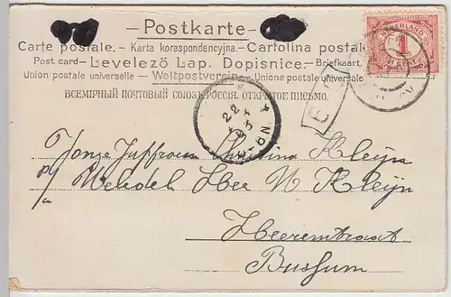 (39467) AK Grußkarte Gruß aus, Stadtpanorama Reliefkarte, 1903