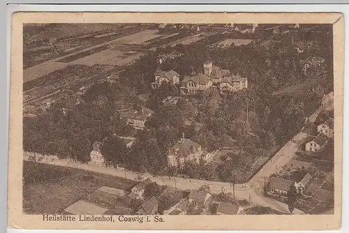 (39420) AK Coswig, Heilstätte Lindenhof, 1925