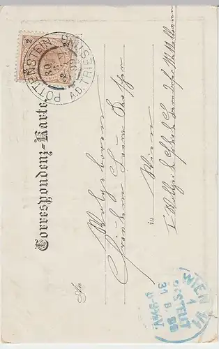 (39333) AK Gruss von den Mira-Fällen (Myrafälle), 1899