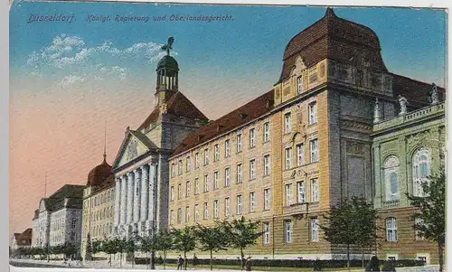 (39302) AK Düsseldorf, Kgl. Regierung u. Oberlandesgericht, Feldpost 1916