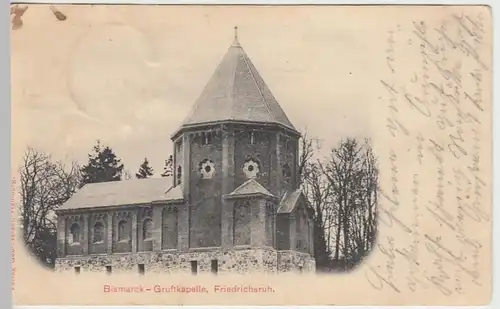 (39271) AK Friedrichsruh, Bismarck-Gruftkapelle, 1901