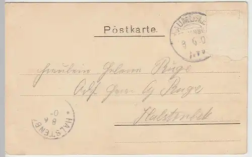 (39271) AK Friedrichsruh, Bismarck-Gruftkapelle, 1901