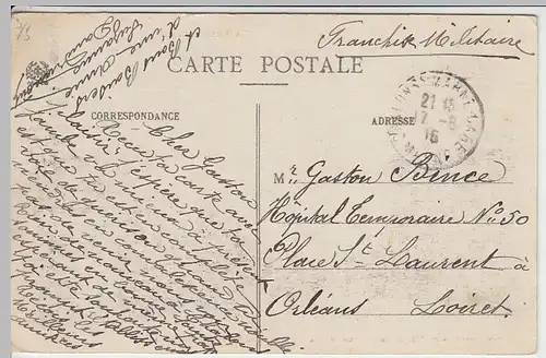 (39246) AK La Bresse (Woll), Totale, 1915