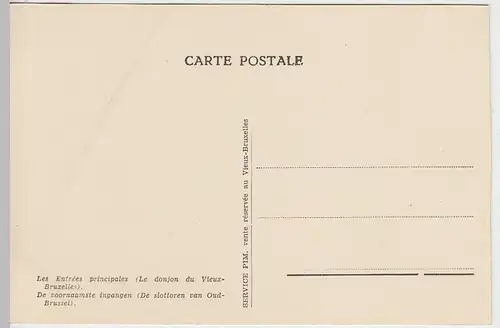 (39211) AK Brüssel, Bruxelles, Ausstellung 1935 -Alt-Brüssel-Eingang-