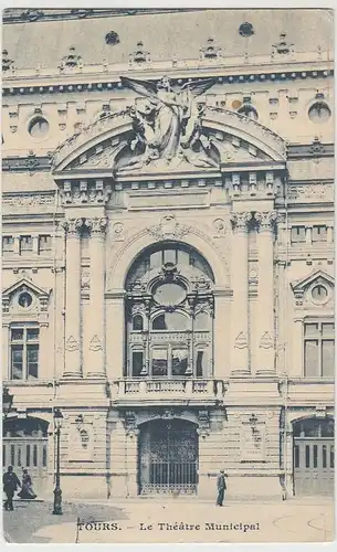 (39074) AK Tours, Théatre Municipal, vor 1945