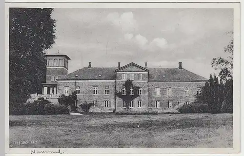 (39054) AK Hammel, Herrenhaus Frijsendal, 1939