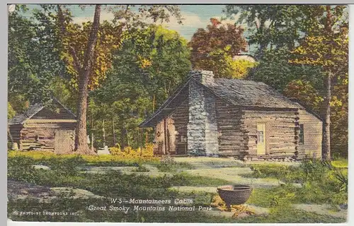 (39037) AK Great-Smoky-Mountains-Nationalpark (NC), Mountaineers Cabin