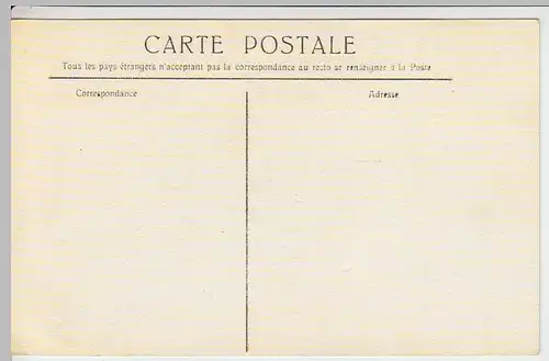 (38726) AK Senlis, zerstörter Ort, St-Martin's Faubourg 1914