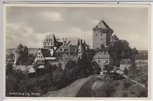 (38696) AK Schloss Burg a.d. Wupper 1934