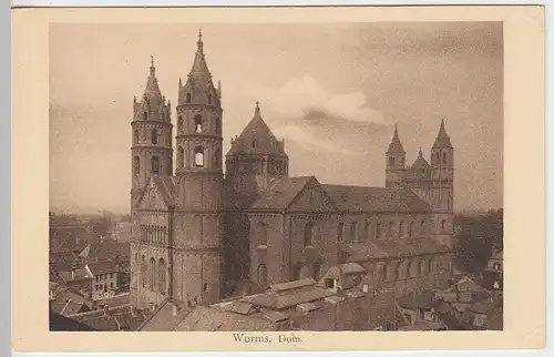 (38691) AK Worms, Dom 1920er