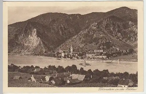 (38695) AK Dürnstein in der Wachau, Totale, 1925