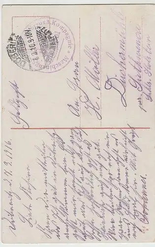 (38655) AK Berlin, Am Gendarmenmarkt, Feldpost Döberitz 1916