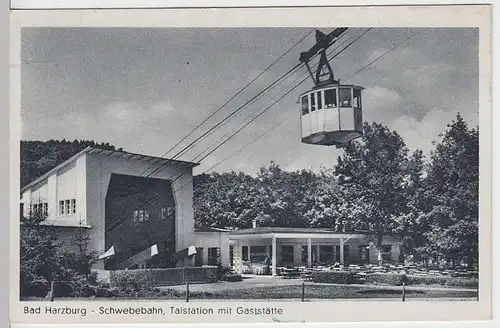 (38635) AK Bad Harzburg, Talstation d. Schwebebahn 1942