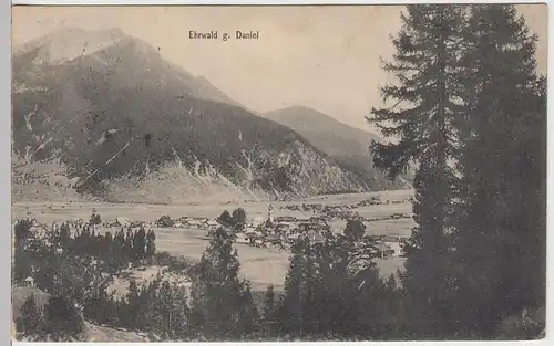 (38619) AK Ehrwald gegen Daniel, 1910