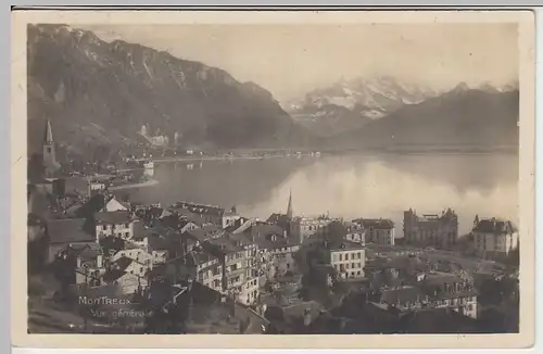 (38609) AK Montreux, Vue générale 1927