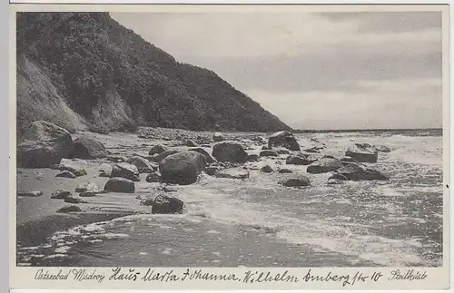 (38608) AK Ostseebad Misdroy, Międzyzdroje, Strand 1937