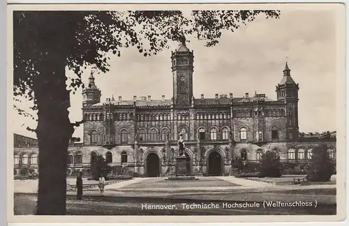 (38596) Foto AK Hannover, Technische Hochschule 1931