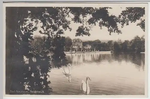 (38549) AK Bad Nauheim, Teichhaus 1930